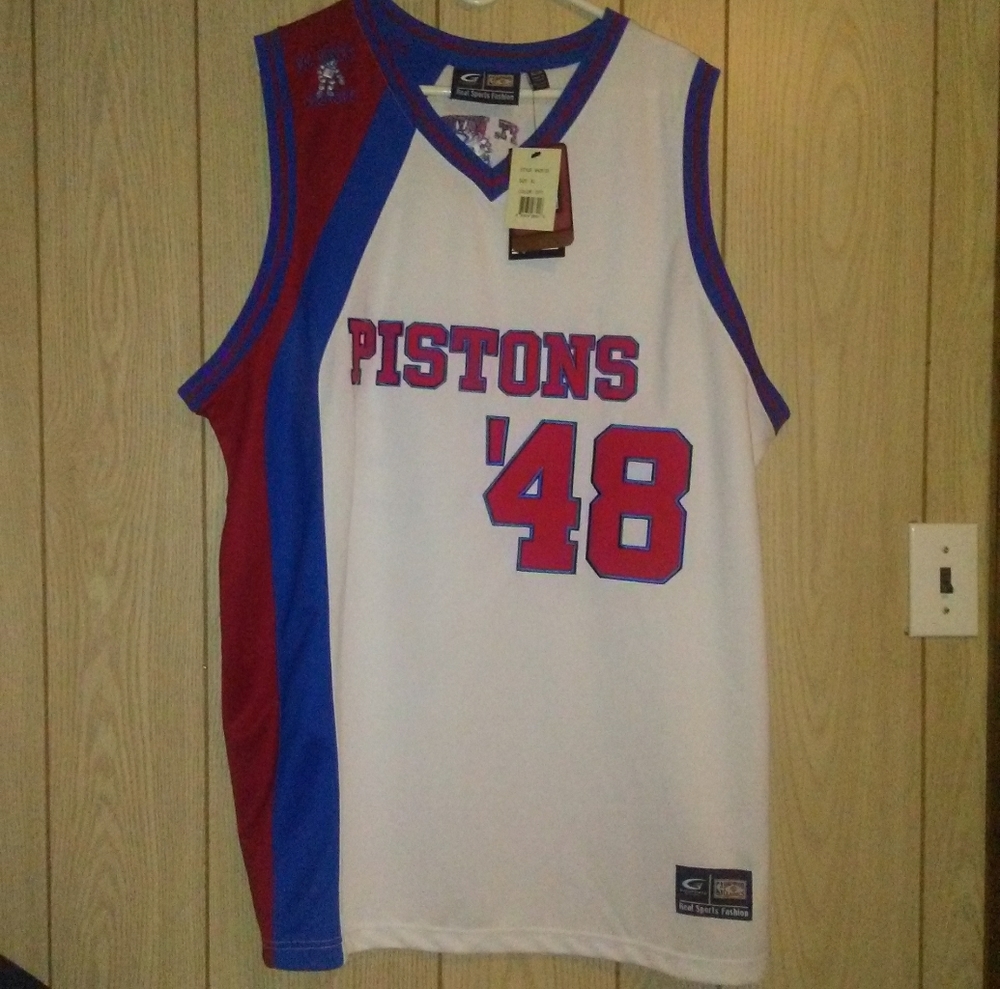 Ft. Wayne Pistons G-III Brand HWC Commemorative 1948 Jersey NWT Rare**